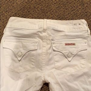 WHITE HUDSON JEANS SIZE 26 SKINNY JEANS
